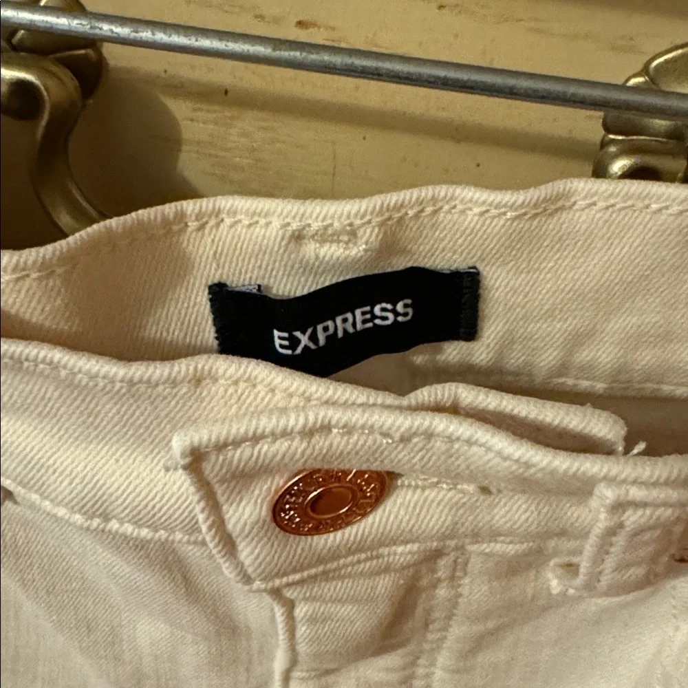Express Straight Super High Rise Jeans